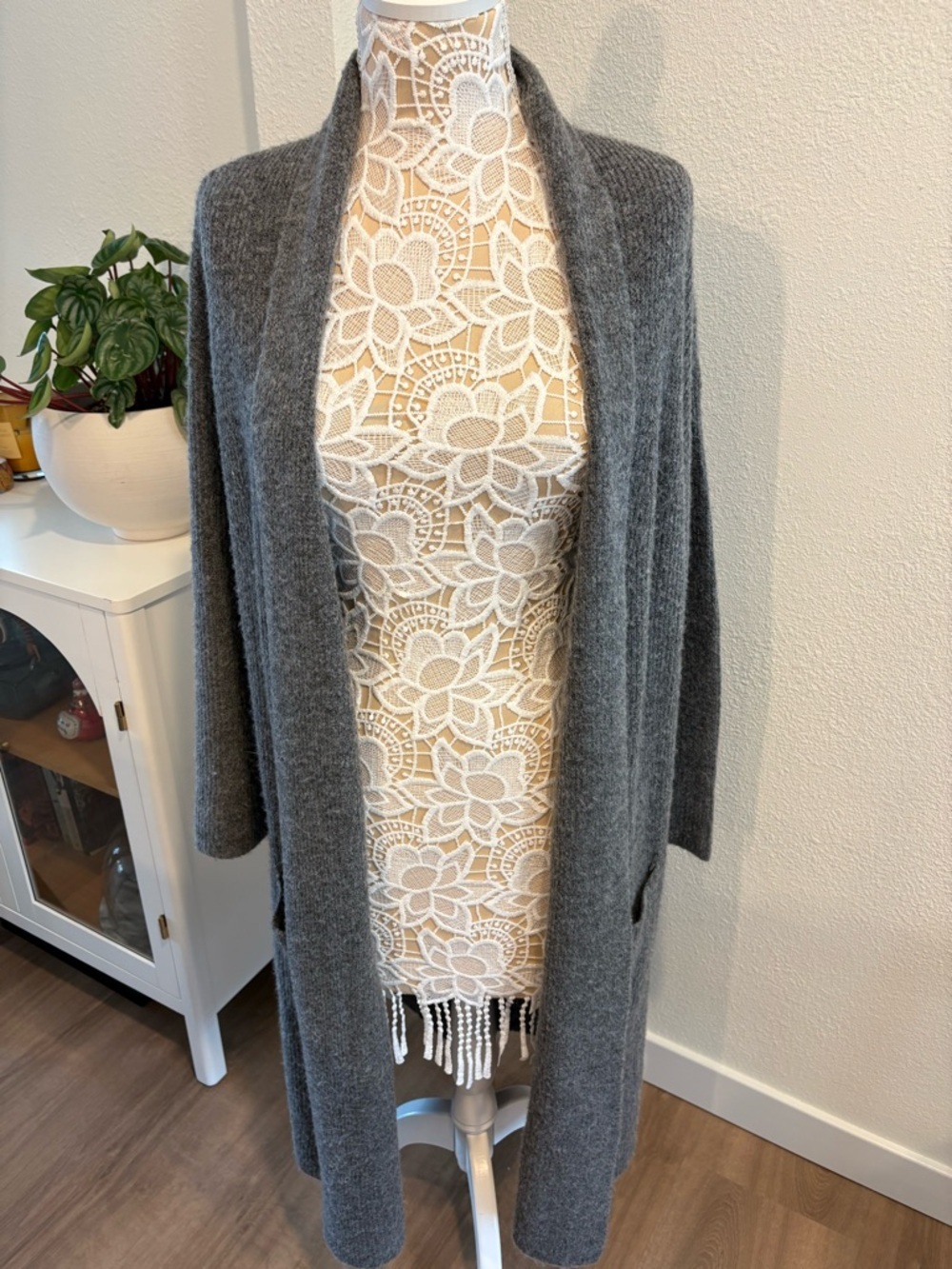 Soft Duster Cardigan with Shawl Collar